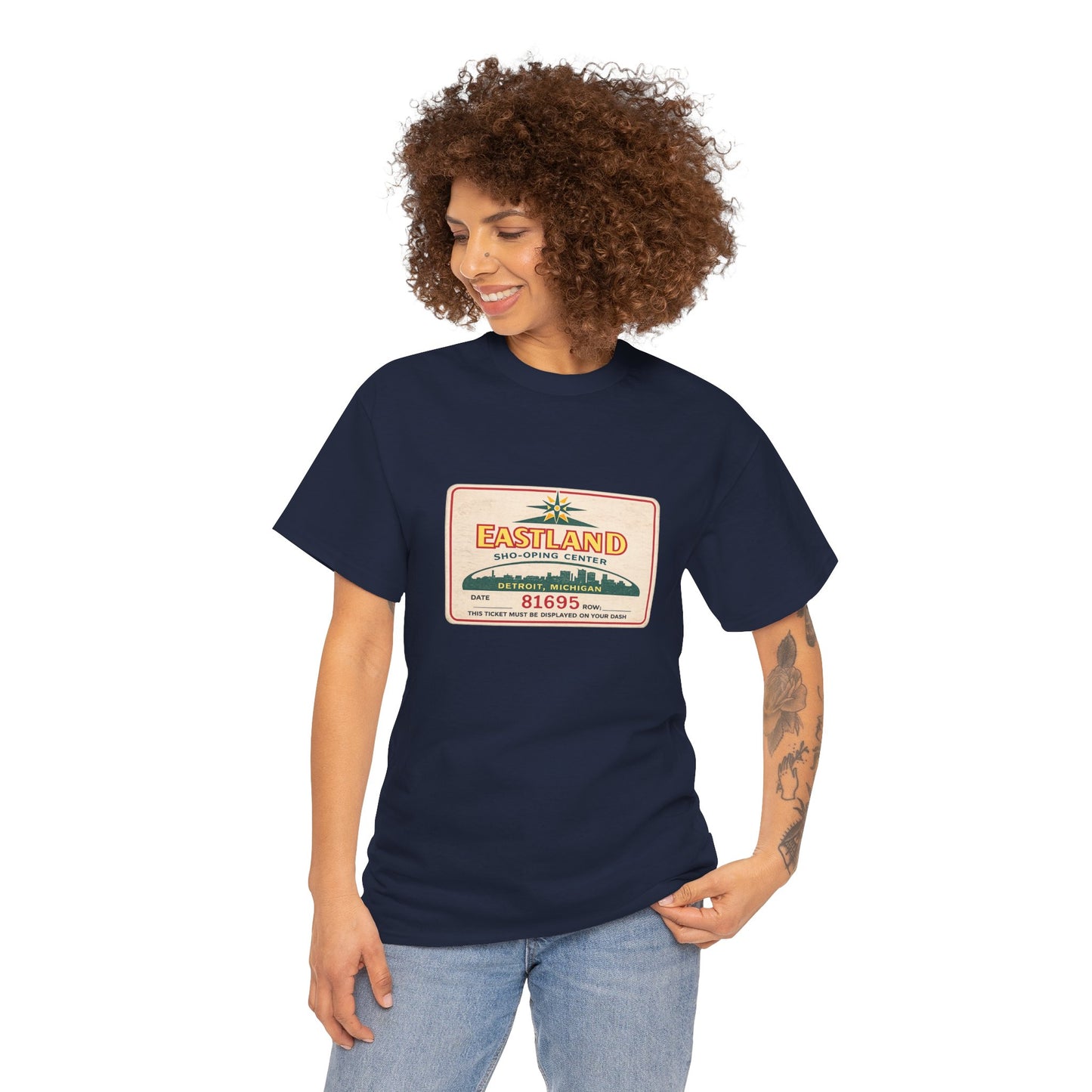 "EASTLAND MALL" Cotton Tee