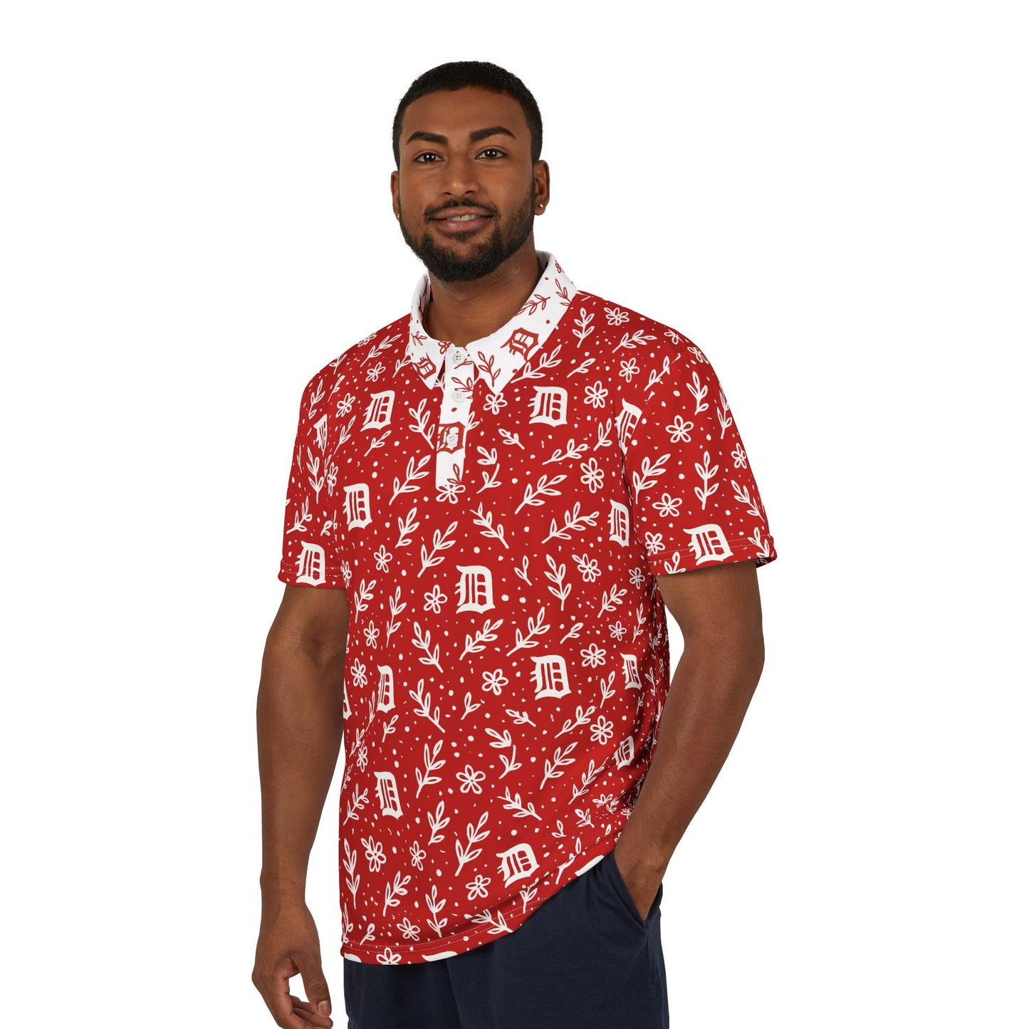 "Detroit Red" Polo Shirt