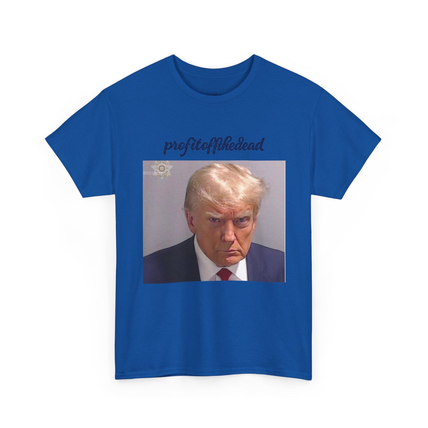 "Trump Mug Shot" Unisex Heavy Cotton Tee