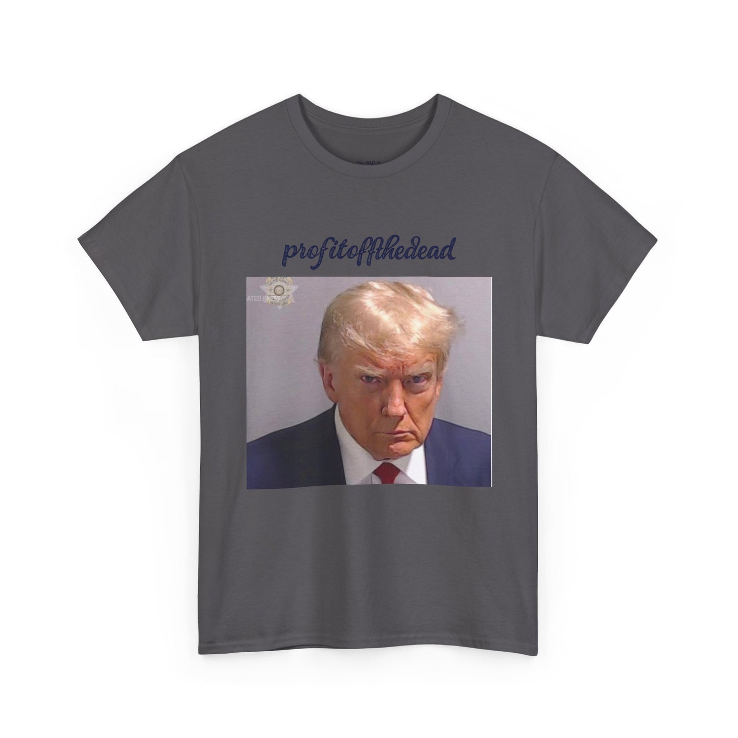 "Trump Mug Shot" Unisex Heavy Cotton Tee