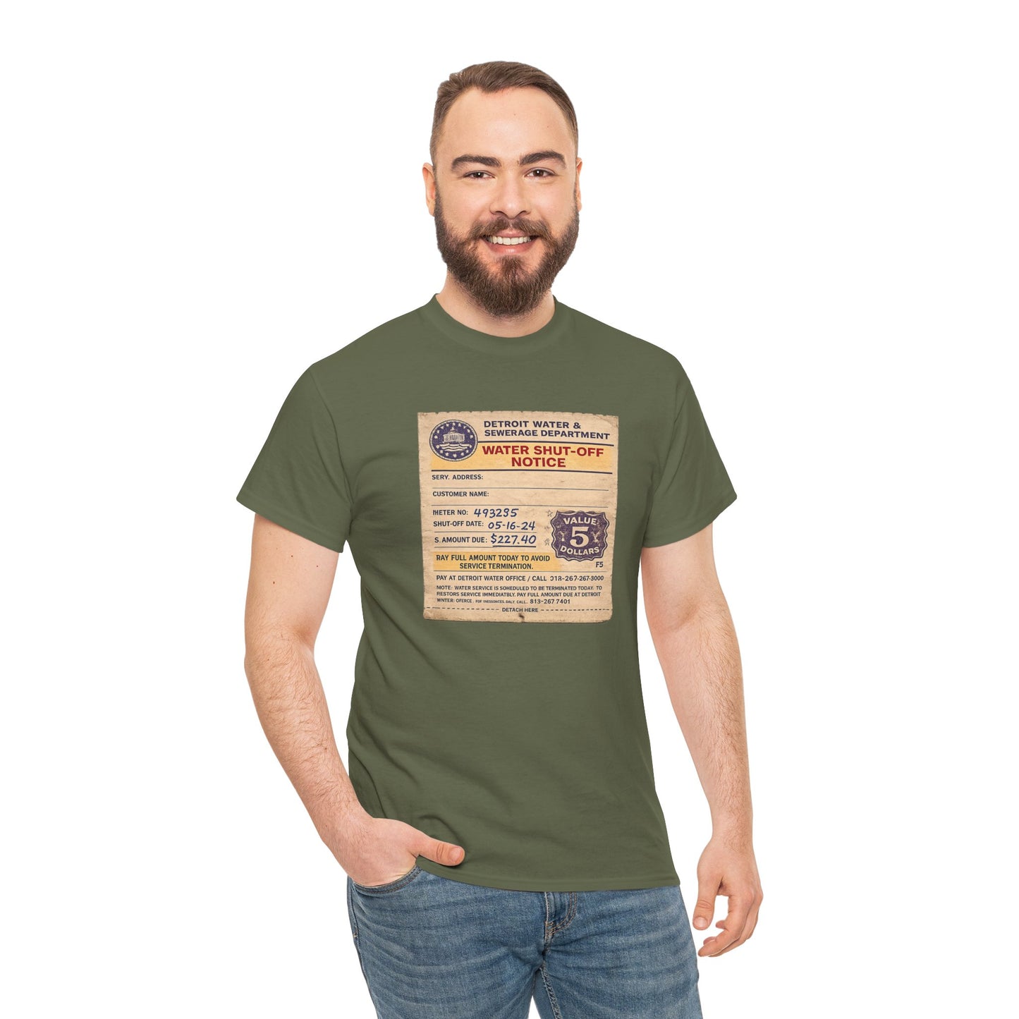 "WATER SHUT-OFF NOTICE" Tee