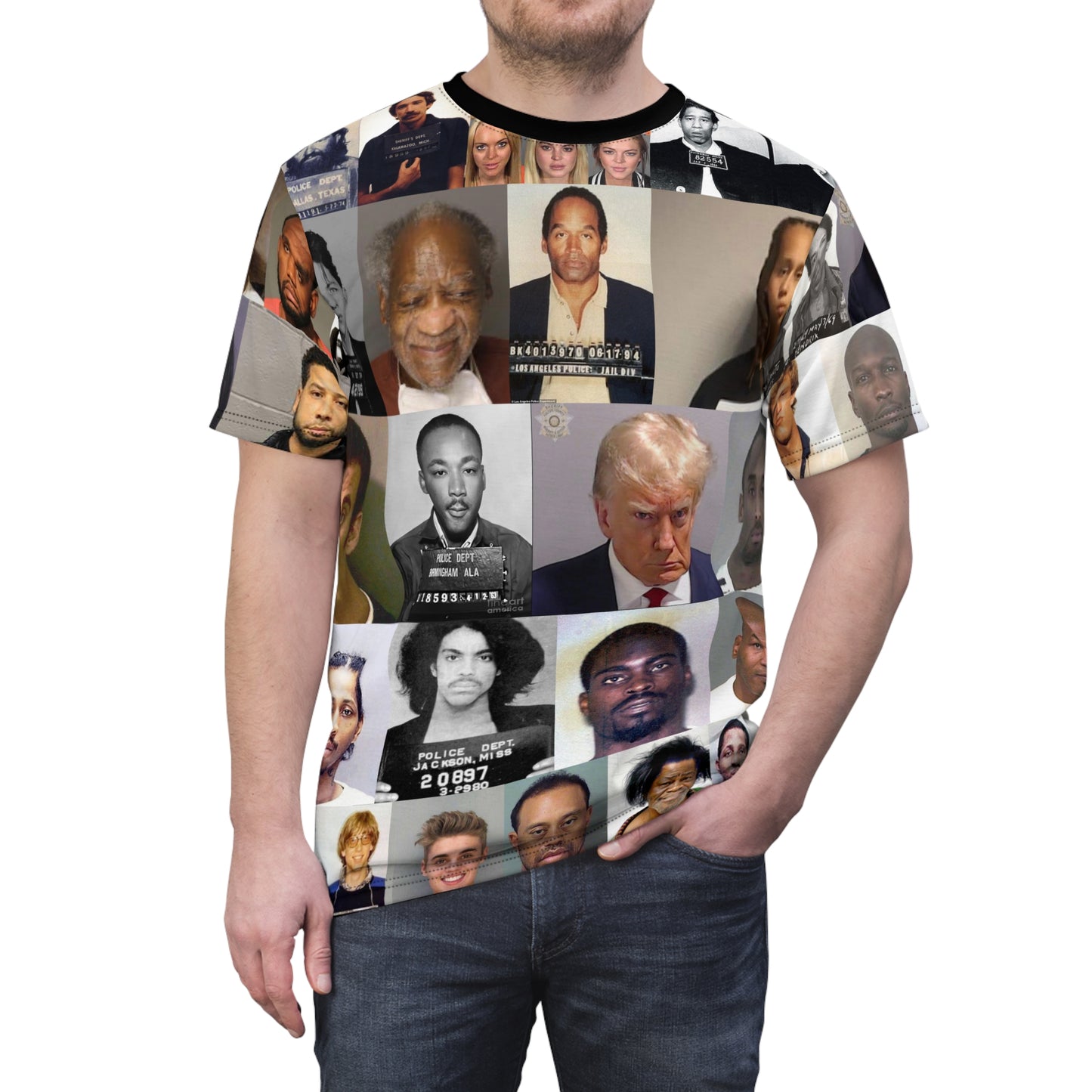 Mug shots 2024 Unisex Cut & Sew Tee