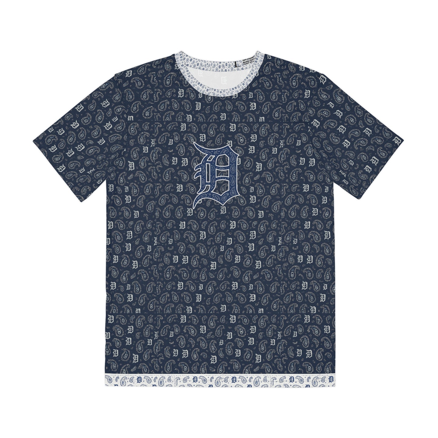 "Detroit Blue" Men's Polyester Tee