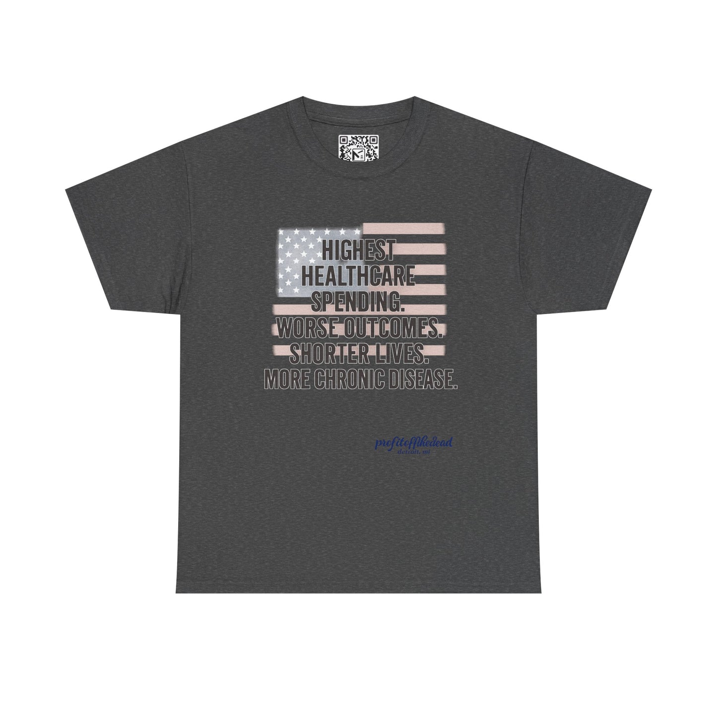 "Healthy America" Unisex Heavy Cotton Tee