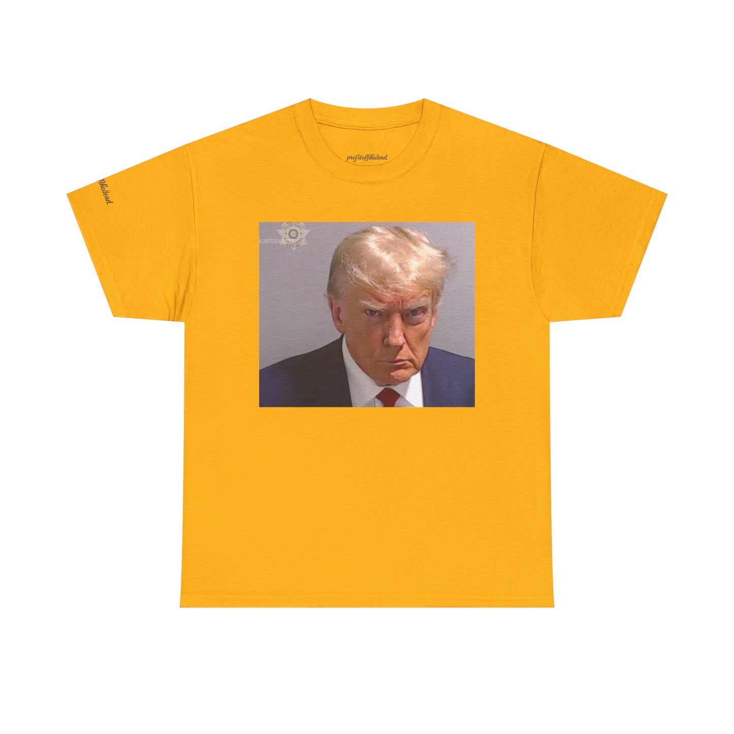 "Mug Shots Trump" Unisex Heavy Cotton Tee