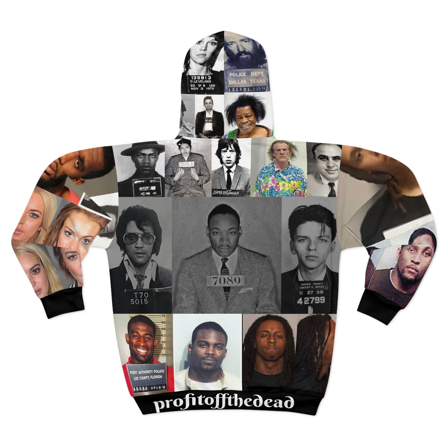 Mug Shots 2026 Zip Hoodie