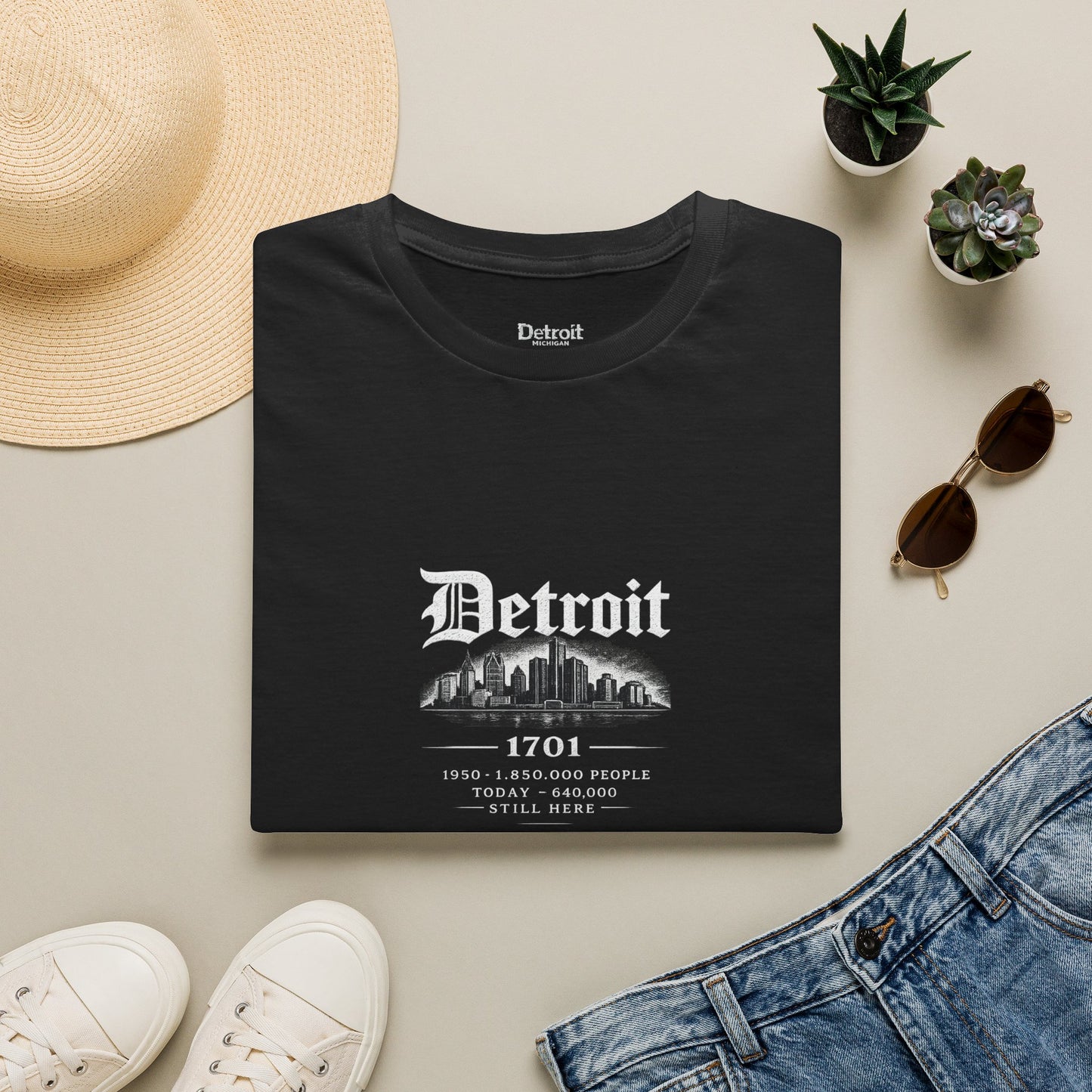 "DETROIT 1701 – STILL HERE" T-Shirt