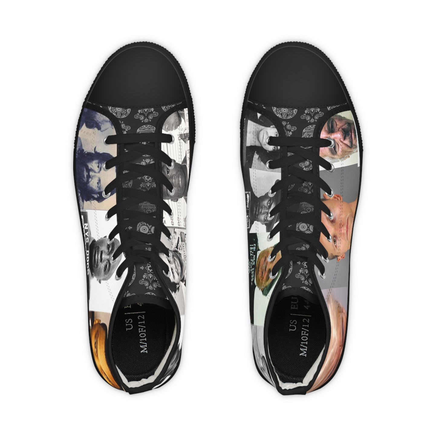 Mug shots 2026 Men's High Top Sneakers