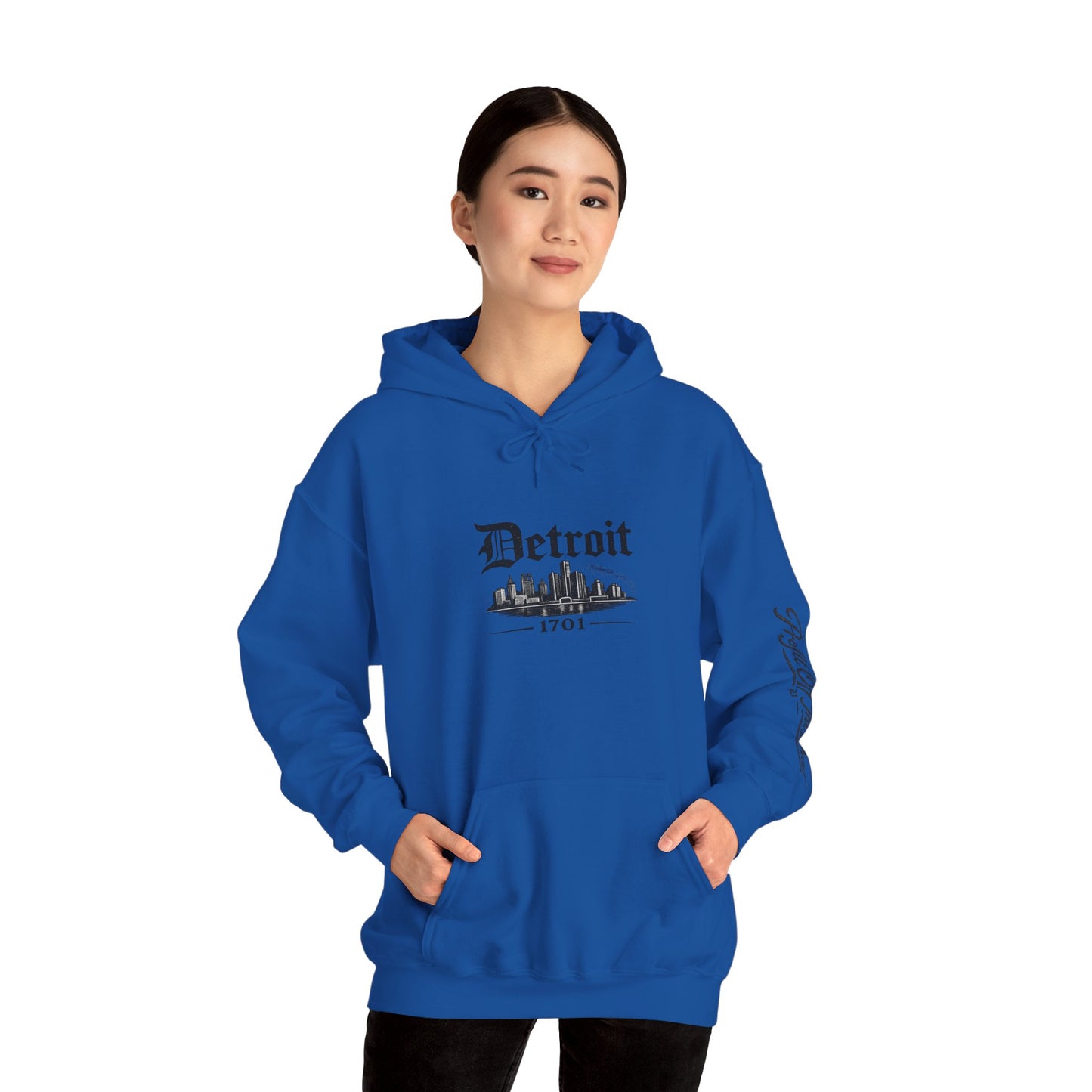 "DETROIT 1701 – STILL HERE" Hooded Sweatshirt