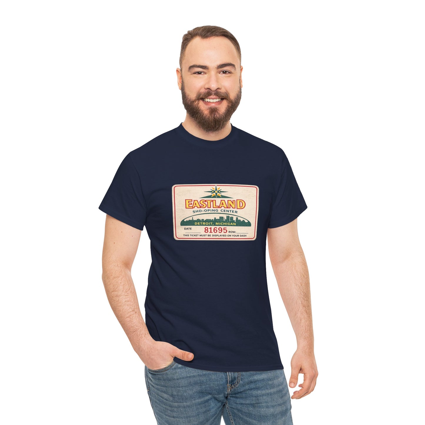 "EASTLAND MALL" Cotton Tee