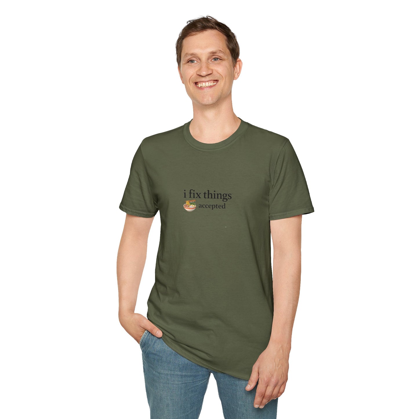 "Noodles Excepted." T-Shirt