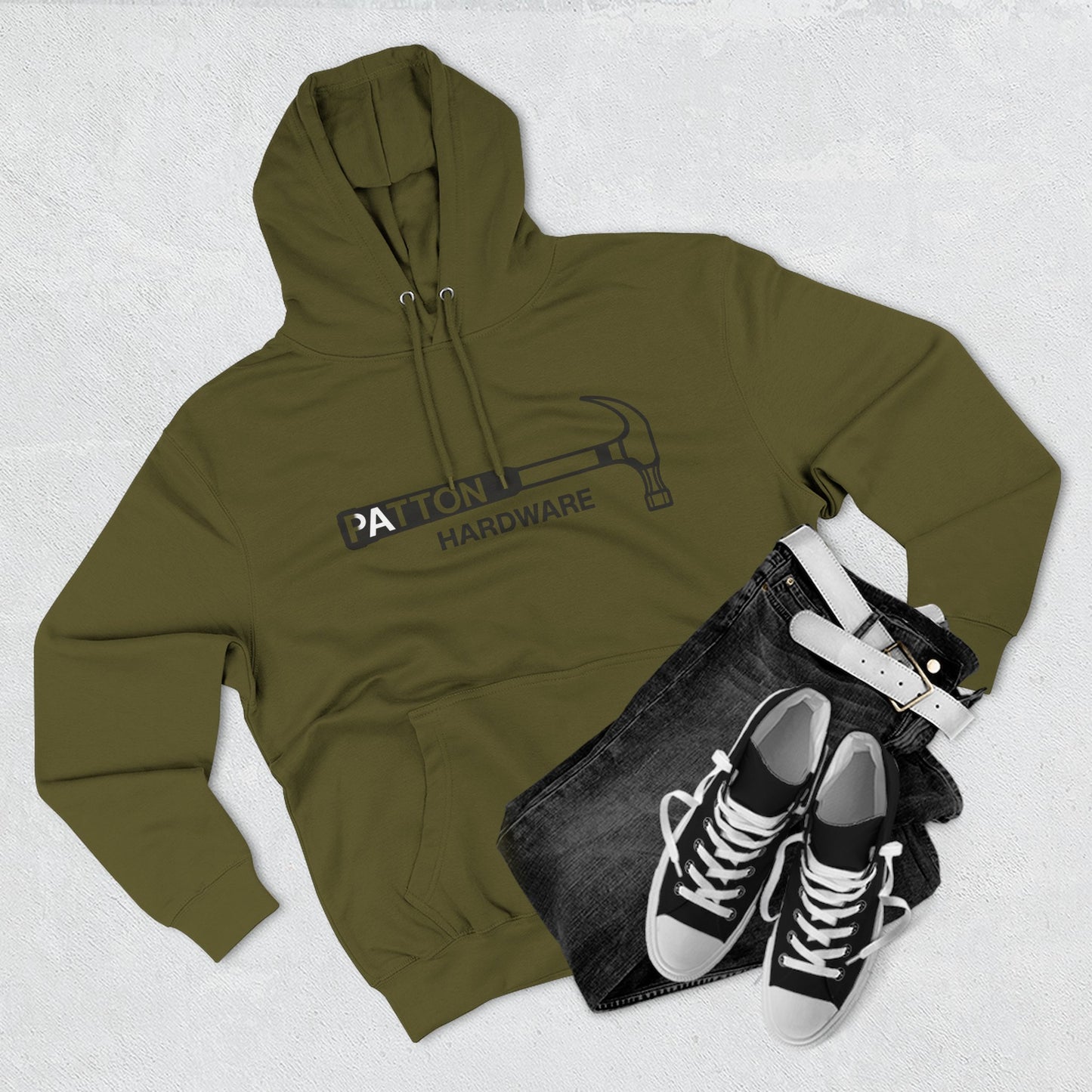 “Patton Hardware” Fleece Hoodie