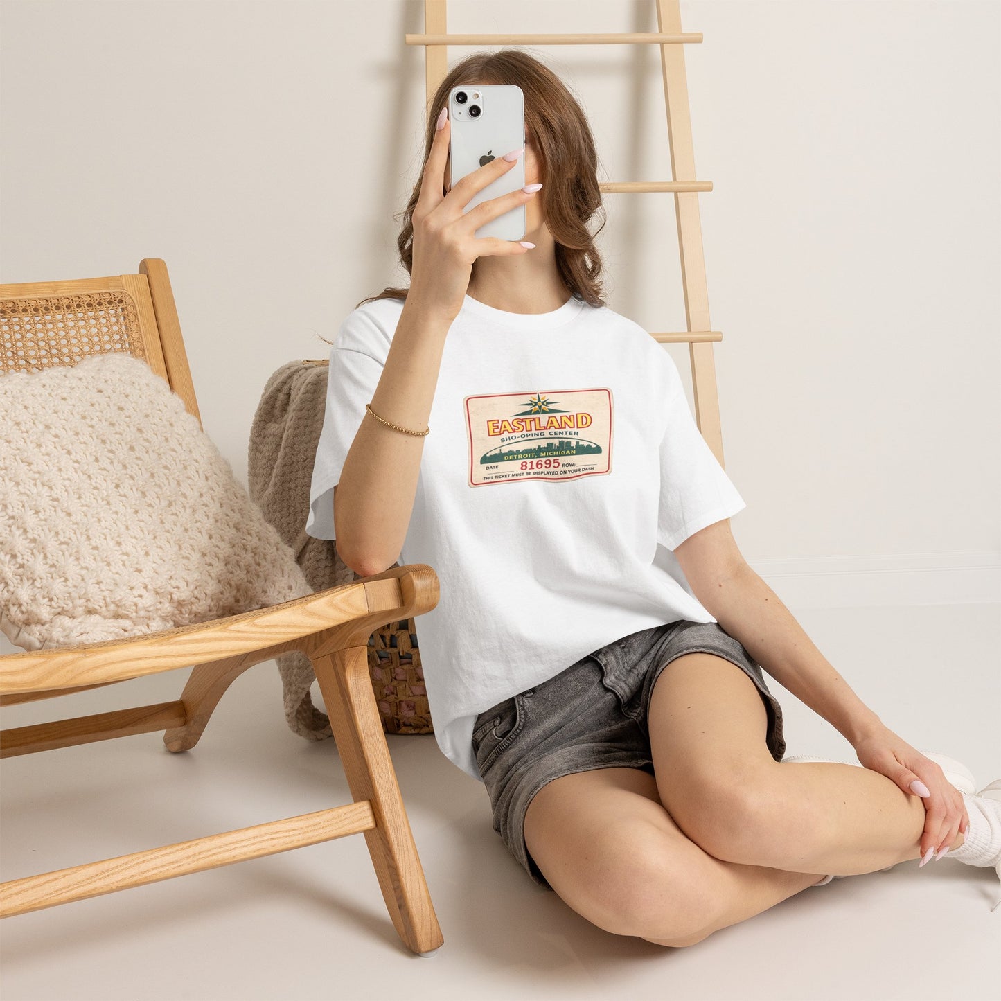 "EASTLAND MALL" Cotton Tee