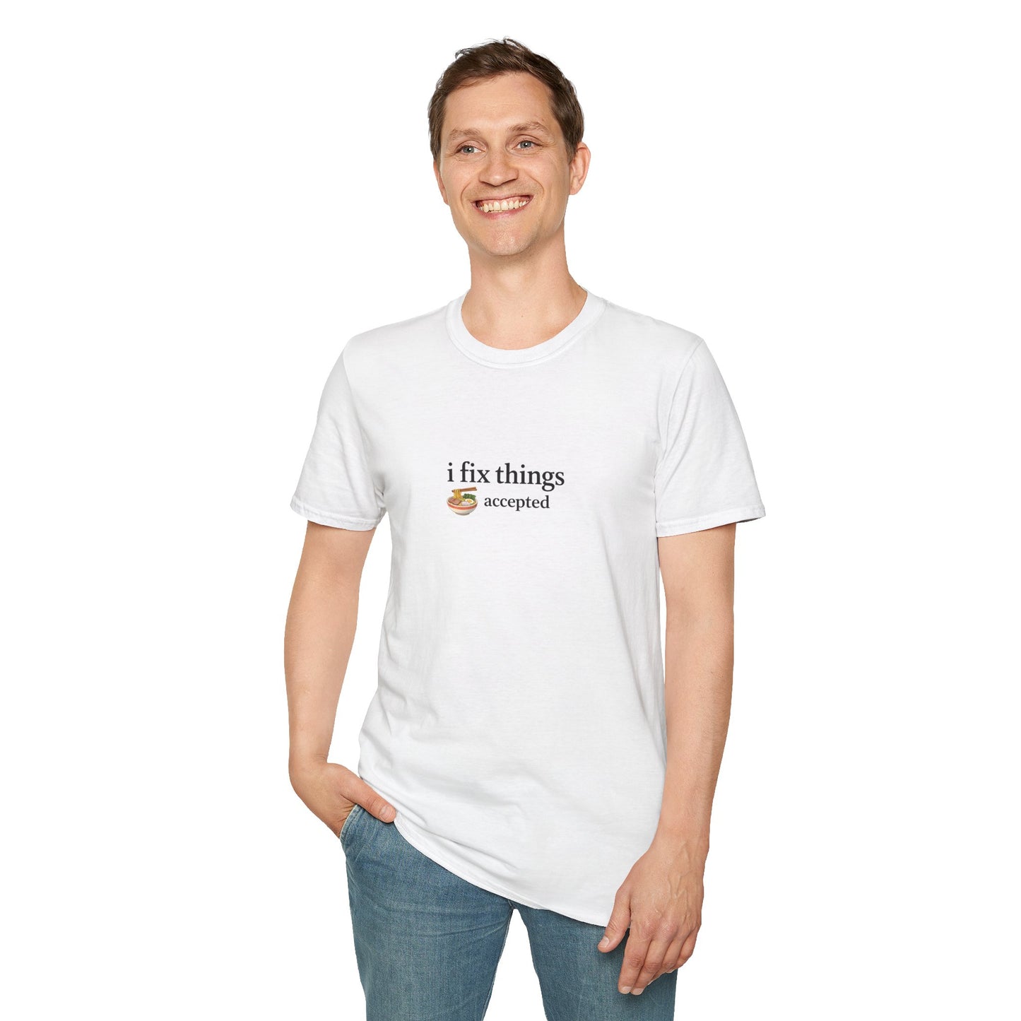 "Noodles Excepted." T-Shirt