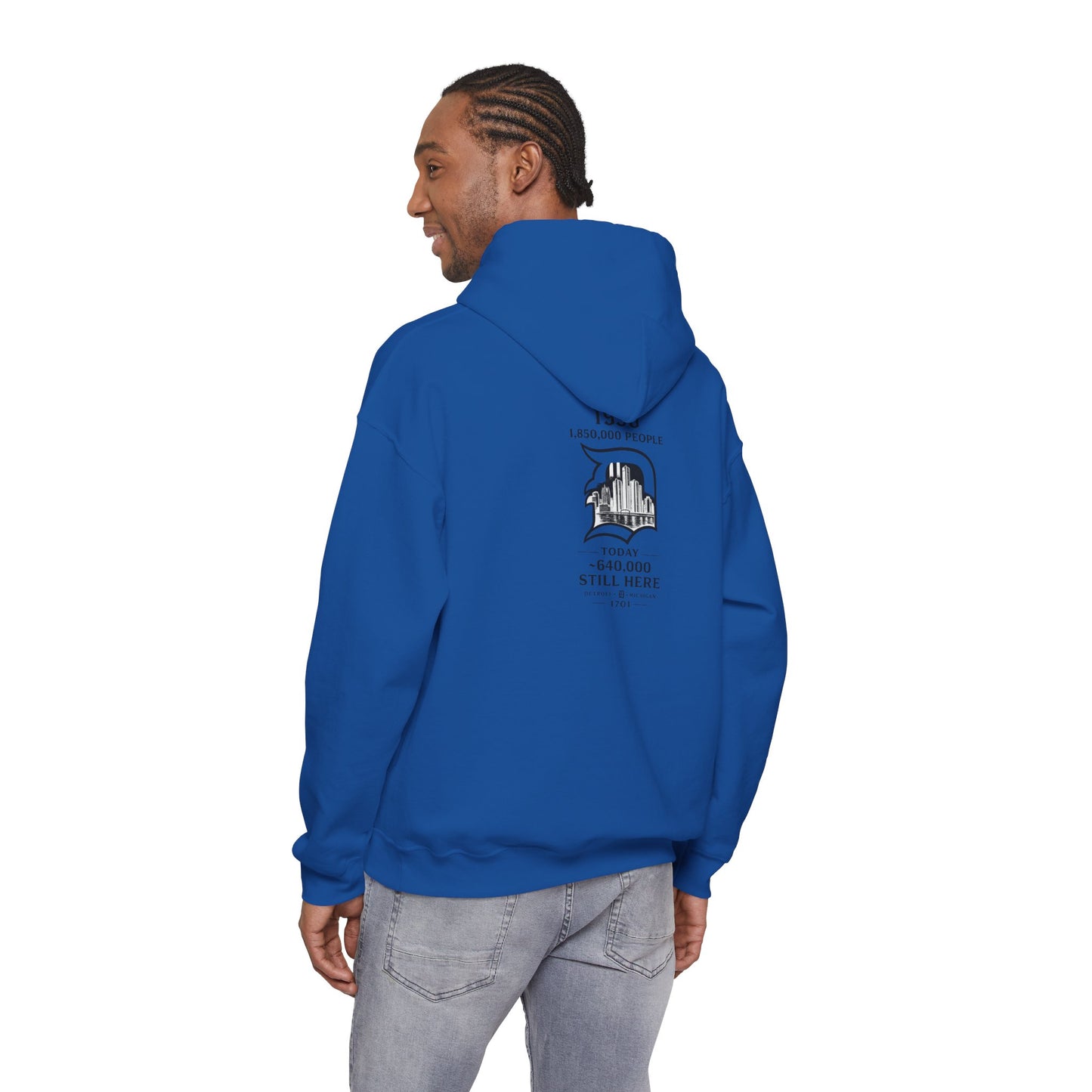 "DETROIT 1701 – STILL HERE" Hooded Sweatshirt