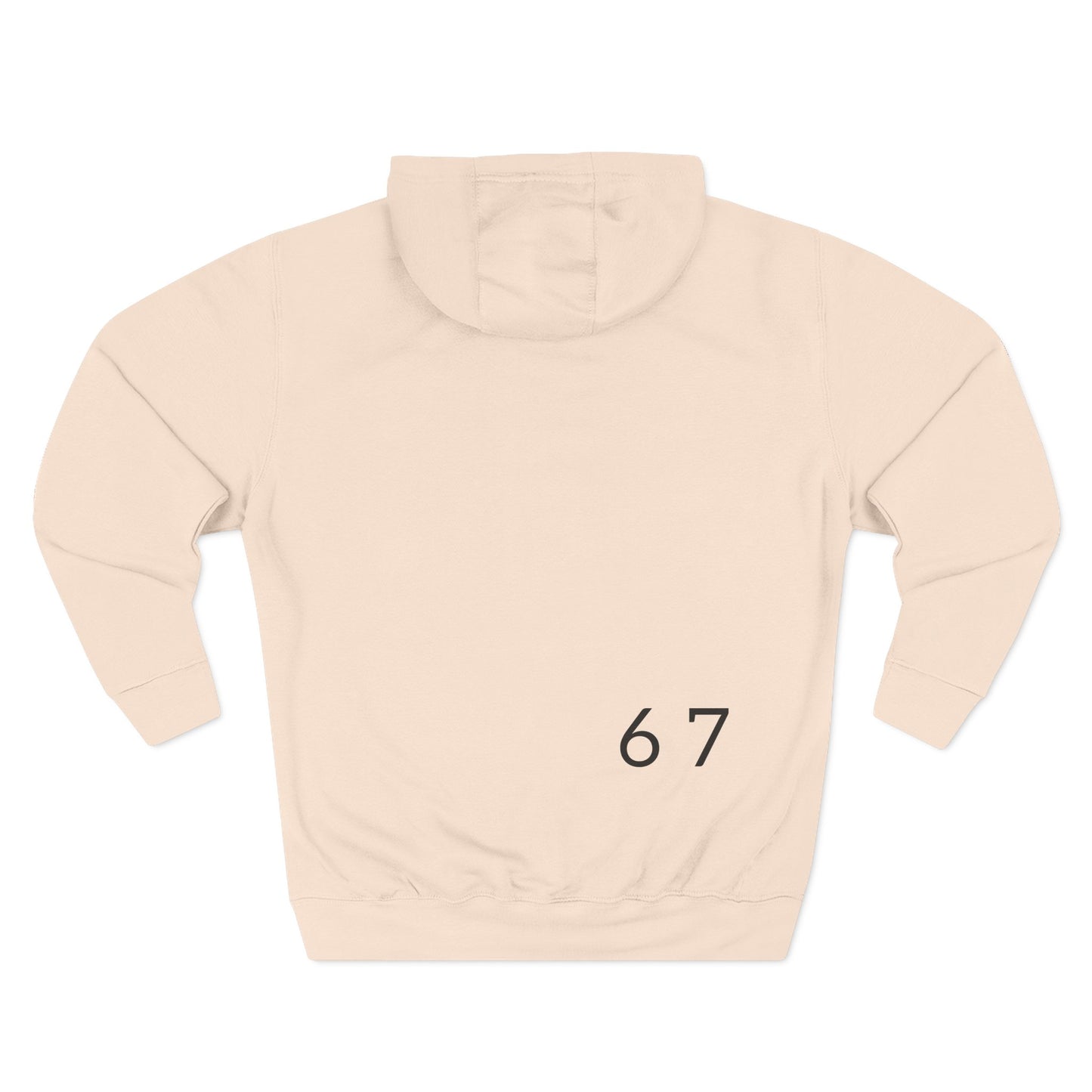 "Six-Seven" Three-Panel Fleece Hoodie