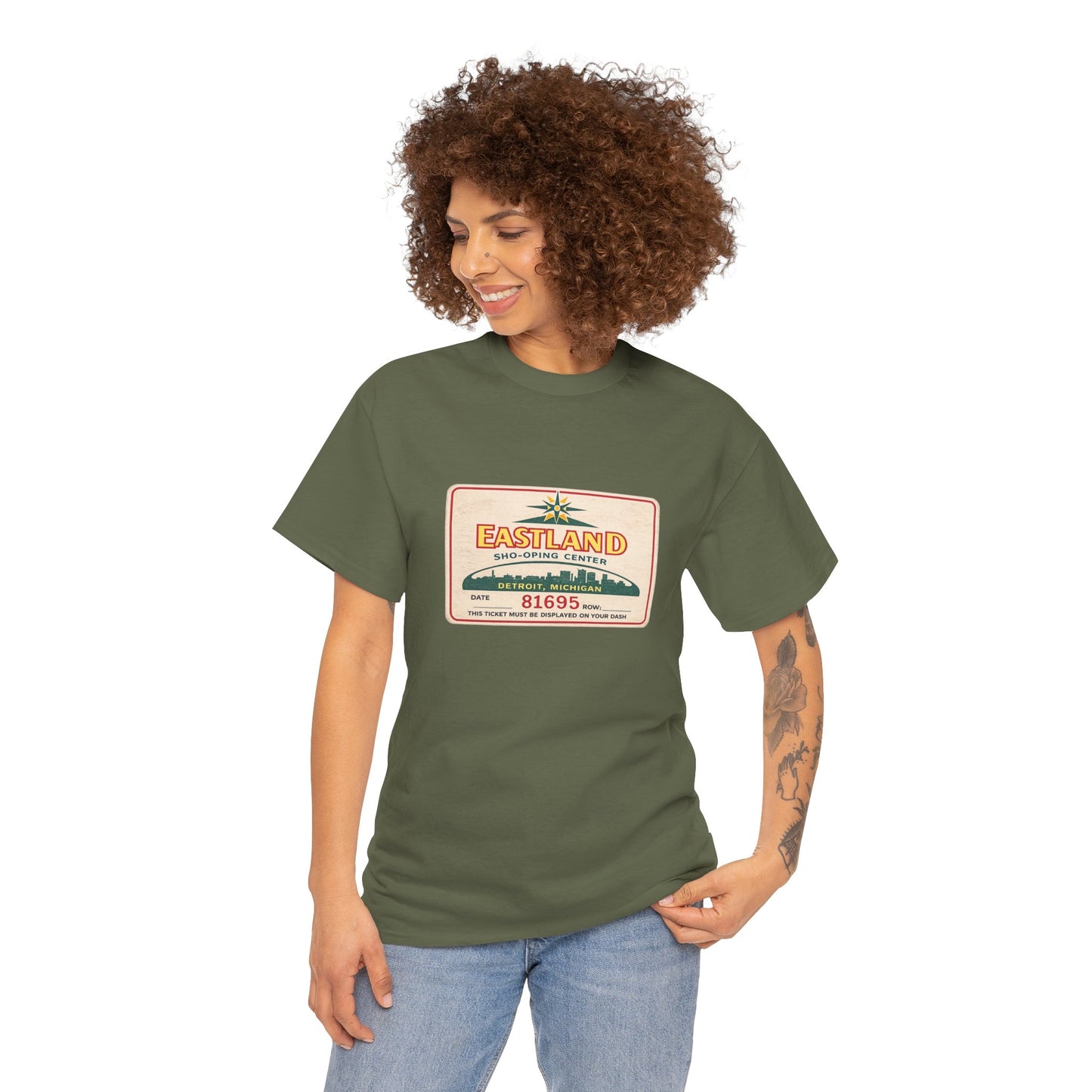 "EASTLAND MALL" Cotton Tee