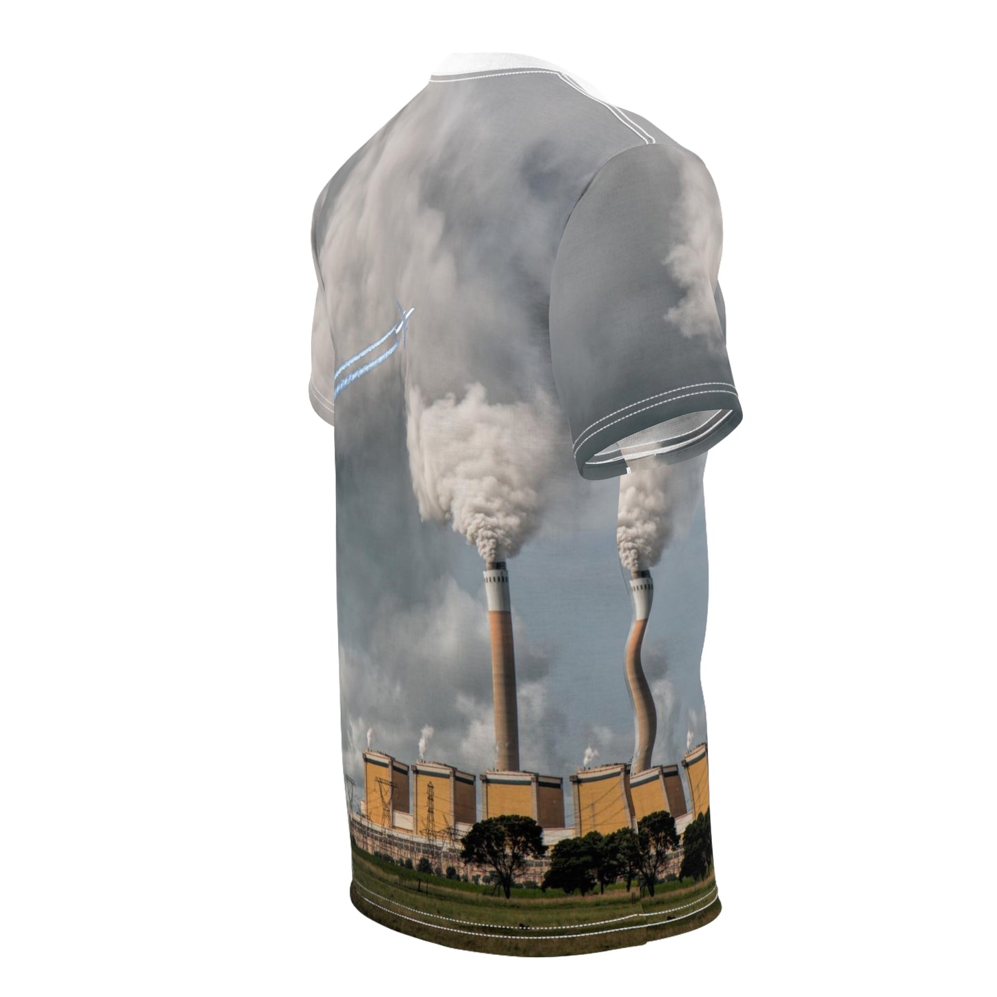 Gray "profitoffthedead Co." Cut & Sew Tee Shirt