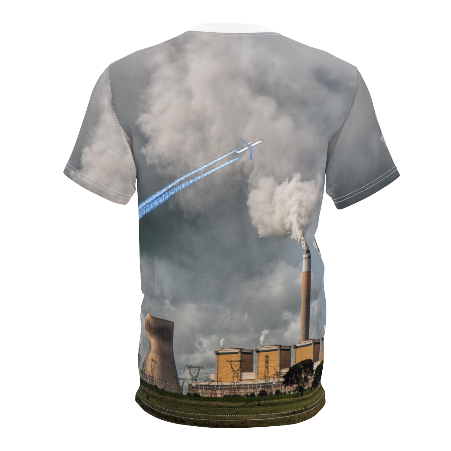 Gray "profitoffthedead Co." Cut & Sew Tee Shirt